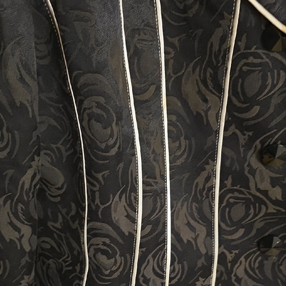 Black Tailored Pinstripe Suit Jacket - Picture 5 of 14